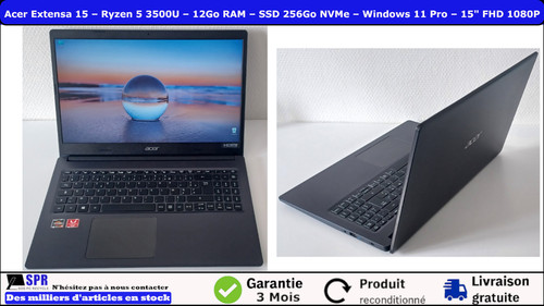 Acer extensa fhd - 15", ryzen