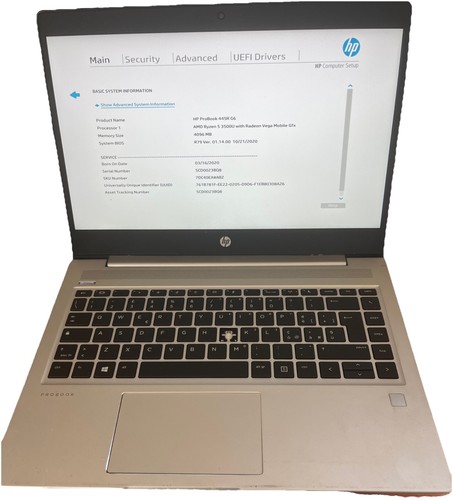 Probook 445r ryzen - g6, 14”